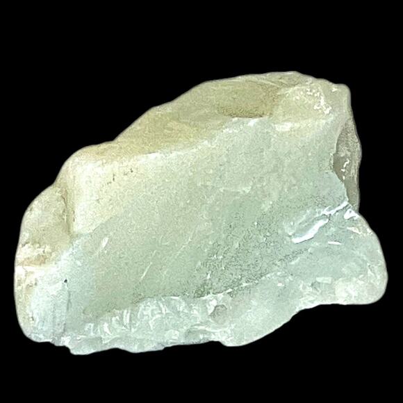 Cream Opaque Art Glass Cullet Slag Glass #5L16 - Picture 3 of 5